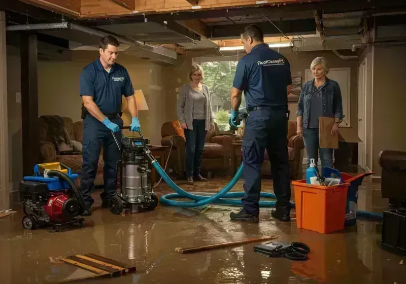 Basement Water Extraction and Removal Techniques process in Thomas, OK